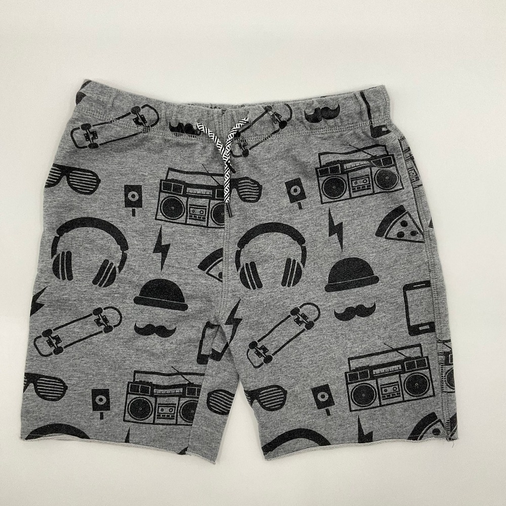 Appaman Shorts Grey Boombox Skateboard Size 12 Hipster Skater Skatercore Sweats